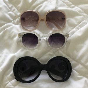 3 pairs of sunnies